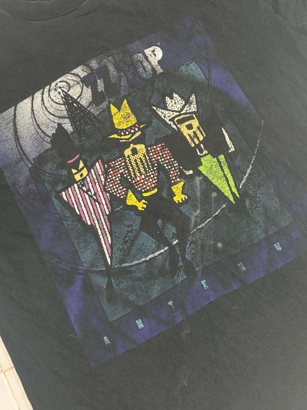 Vintage 1994 ZZ Top Antenna World Tour Concert T-Shirt